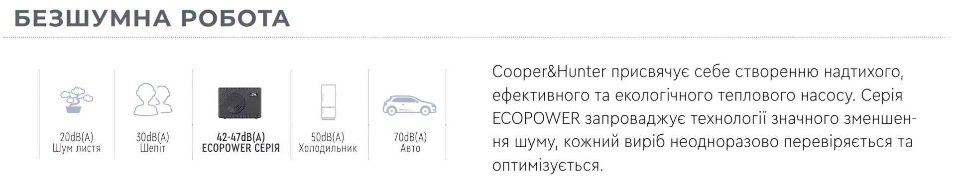 теплові насоси ECOPOWER